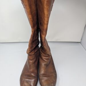 Steve Madden Brown Heeled Boots Knee-High Style